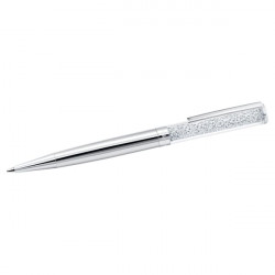 Swarovski - Penna a sfera Crystalline Tono argentato, Cromato