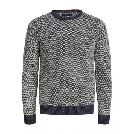 Pullover uomo texure a maglia