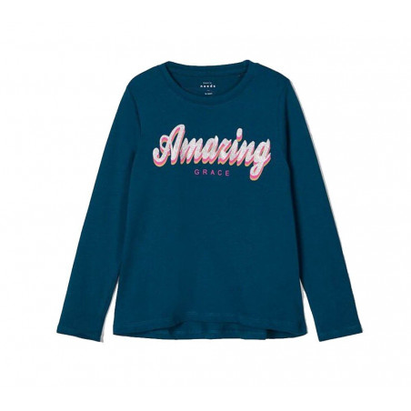 T-Shirt Girl Violet Long...