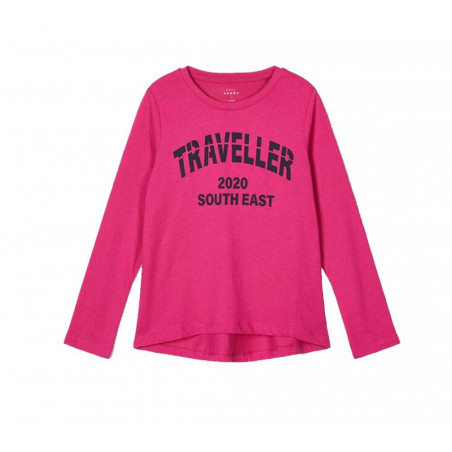 T-Shirt Girl Violet Long...